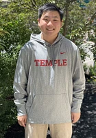 Nike Temple Owls Mens Grey Therma Hood