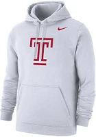 Nike Temple Owls Mens White Club Fleece Long Sleeve Hoodie