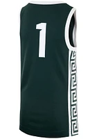 Nike Michigan State Spartans Youth Replica No 1 Green Basketball Jersey