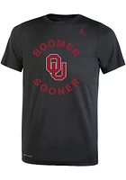 Nike Oklahoma Sooners Youth Black Sooner Short Sleeve T-Shirt
