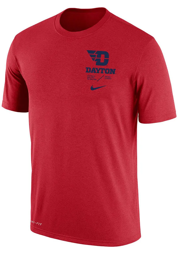 Nike Dayton Flyers DriFIT Team Issue Short Sleeve T Shirt