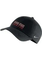 Nike Ohio State Buckeyes Swim and Dive Campus Adjustable Hat - Black