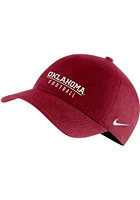 Nike Oklahoma Sooners Football Campus Adjustable Hat - Crimson