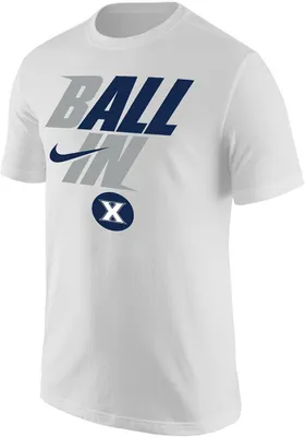 Nike Xavier Musketeers White Ball Bench Short Sleeve T Shirt