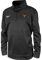 Nike Texas Longhorns Youth Black Therma Long Sleeve Quarter Zip Shirt