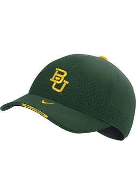 Nike Baylor Bears Mens Green 2022 Sideline C99 Flex Hat