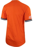 Nike Oklahoma State Cowboys Mens Orange Replica Graphic Baseball Jersey