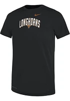 Nike Texas Longhorns Boys Black SL Legend Team Issue Short Sleeve T-Shirt
