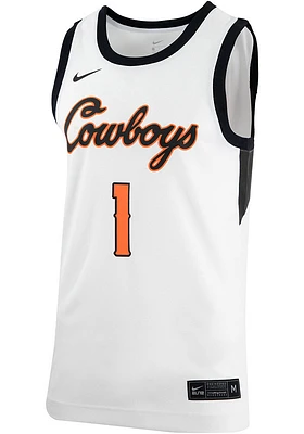 Nike Oklahoma State Cowboys White Retro Replica Jersey