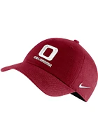 Nike Oklahoma Sooners H86 Logo Campus Premium Adjustable Hat - Crimson