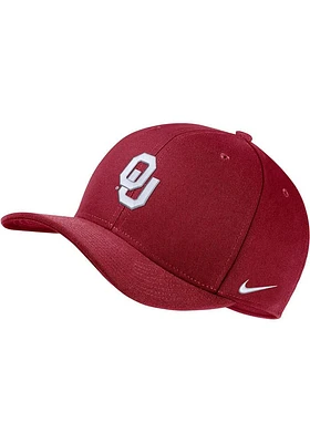 Nike Oklahoma Sooners Mens Crimson Swoosh Classic Flex Hat