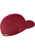 Nike Oklahoma Sooners Mens Crimson Swoosh Classic Flex Hat
