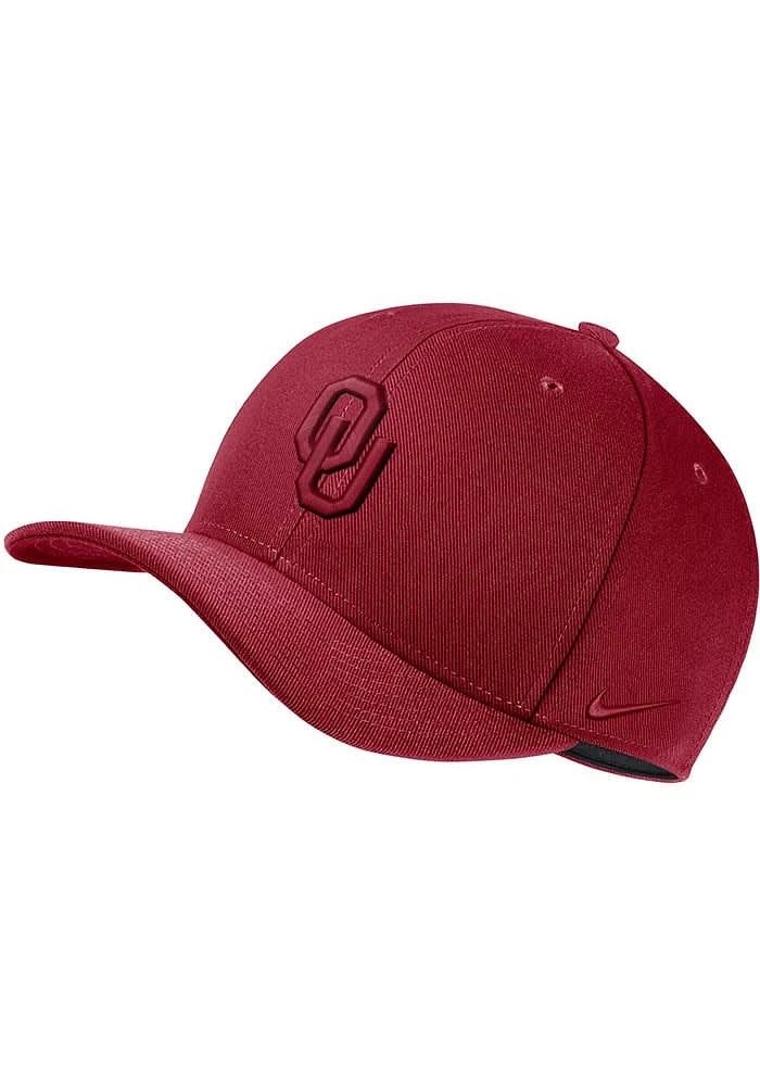 Nike Oklahoma Sooners Mens Crimson Swoosh Flex Hat