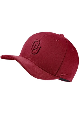 Nike Oklahoma Sooners Mens Crimson Swoosh Flex Hat