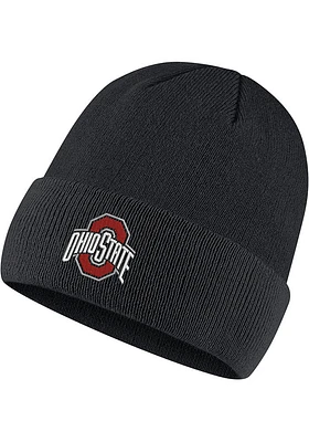 Nike Ohio State Buckeyes Logo Cuffed Mens Knit Hat