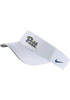 Nike Pitt Panthers Mens White Dri-Fit Adjustable Visor