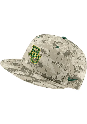 Nike Baylor Bears Mens Tan Aero True On-Field Baseball Fitted Hat
