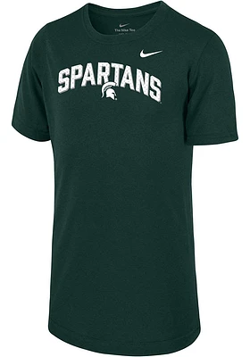 Nike Michigan State Spartans Youth Green SL Legend Team Issue Short Sleeve T-Shirt