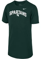 Nike Michigan State Spartans Youth Green SL Legend Team Issue Short Sleeve T-Shirt