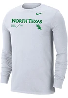 Nike North Texas Mean Green DriFIT Team Issue Long Sleeve T Shirt