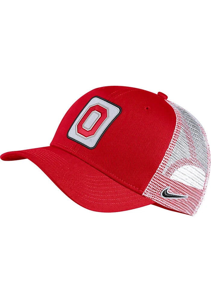 Nike Ohio State Buckeyes C99 Trucker Adjustable Hat - Red