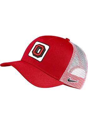 Nike Ohio State Buckeyes C99 Trucker Advanced Adjustable Hat - Red