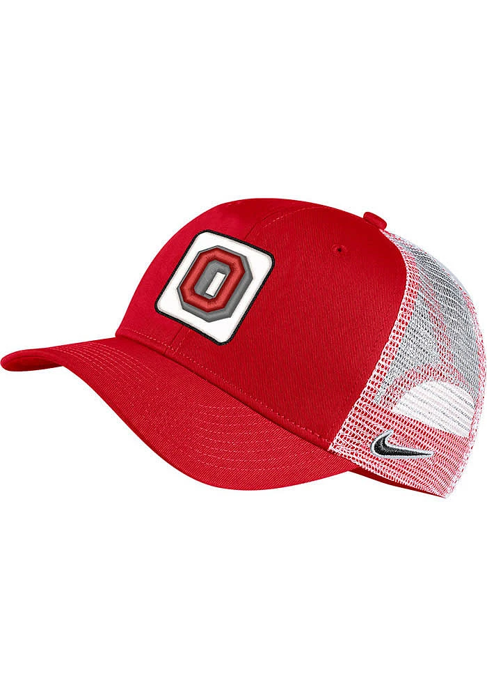 Nike Ohio State Buckeyes C99 Trucker Premium Adjustable Hat - Red