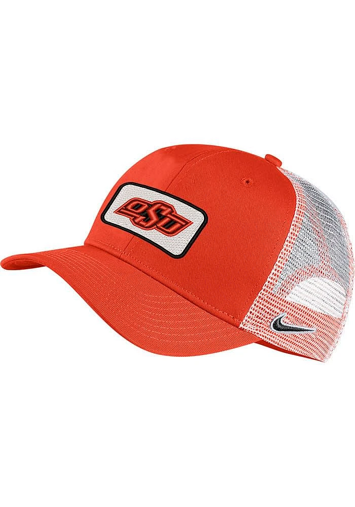 Nike Oklahoma State Cowboys C99 Trucker Iconic Adjustable Hat - Orange