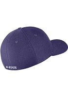 Nike K-State Wildcats Mens Purple C99 Swoosh Flex Hat
