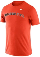 Nike Oklahoma State Cowboys Orange DriFIT Legend Arch Name Short Sleeve T Shirt