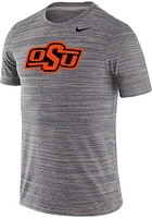 Nike Oklahoma State Cowboys Grey Velocity Logo Short Sleeve T Shirt