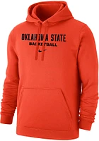 Nike Oklahoma State Cowboys Mens Orange Club Fleece Basketball Long Sleeve Hoodie