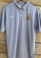 Nike Oklahoma State Cowboys Mens Grey Heather Vault Logo Short Sleeve Polo