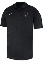 Nike Oklahoma State Cowboys Mens Black Heather Phantom Pete Short Sleeve Polo