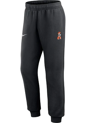 Nike Oklahoma State Cowboys Mens Black Therma Tapered Pants