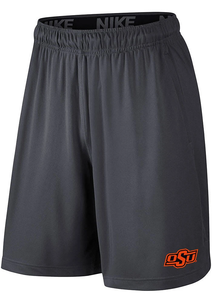 Nike Oklahoma State Cowboys Mens Grey Fly Shorts