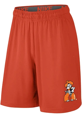 Nike Oklahoma State Cowboys Mens Orange Fly Shorts