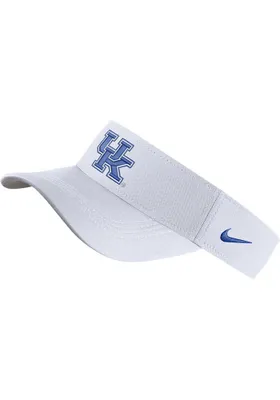 Nike Kentucky Wildcats Mens White Dri-Fit Adjustable Visor