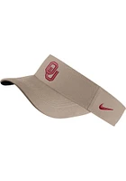 Nike Oklahoma Sooners Mens Tan Dri-Fit Adjustable Visor