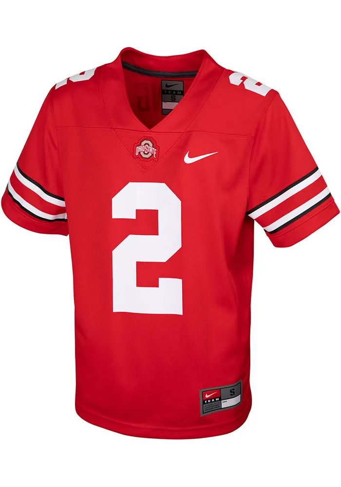 Chase Young Ohio State Buckeyes Youth Red Nike Name and Number Classic Football Jersey