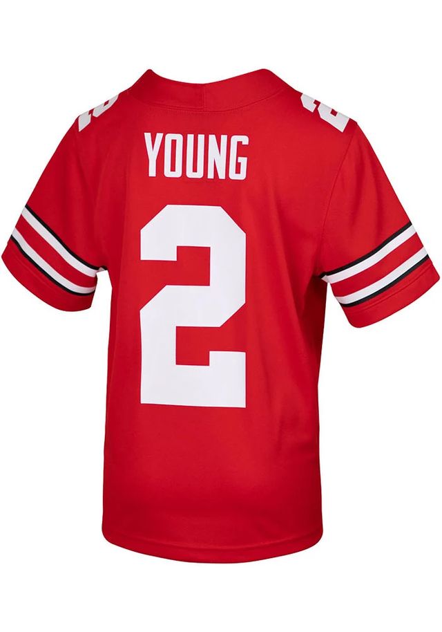 Chase Young Ohio State Buckeyes Youth Red Nike Name and Number Classic Football Jersey