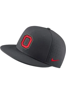 Nike Ohio State Buckeyes Mens Aero True On-Field Baseball Fitted Hat