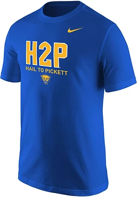 Kenny Pickett  Pitt Panthers Blue Nike Football Short Sleeve T Shirt