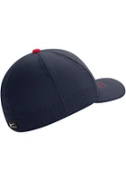 Nike Dayton Flyers Mens Navy Blue Sideline C99 Swoosh Flex Hat