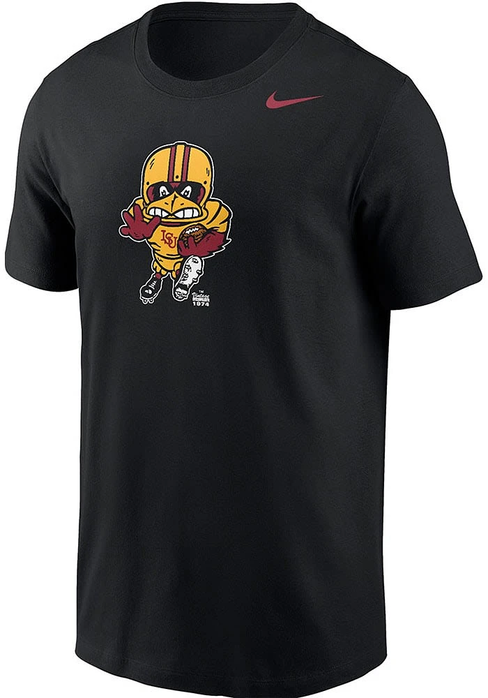 Nike Iowa State Cyclones Black Vault Football Short Sleeve T Shirt