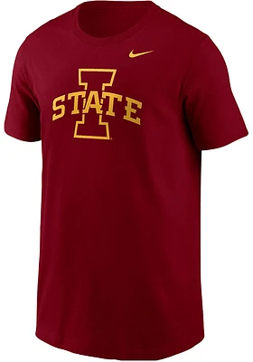 Nike Iowa State Cyclones Youth Crimson 1965 Bird Short Sleeve T-Shirt