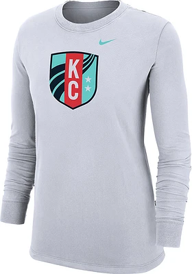 Nike KC Current Womens White Kick LS Tee
