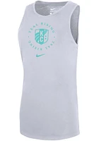 Nike KC Current Womens White Tomboy Tank Top