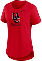 Nike Cincinnati Bearcats Womens Triblend Short Sleeve T-Shirt