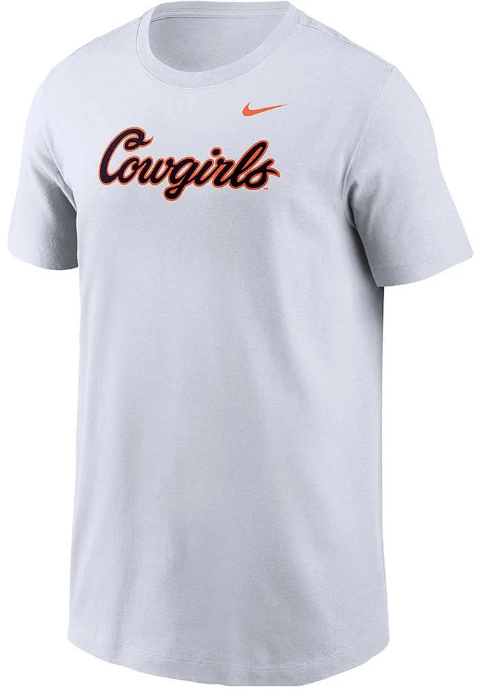 Nike Oklahoma State Cowboys Youth White Cowgirl Short Sleeve T-Shirt